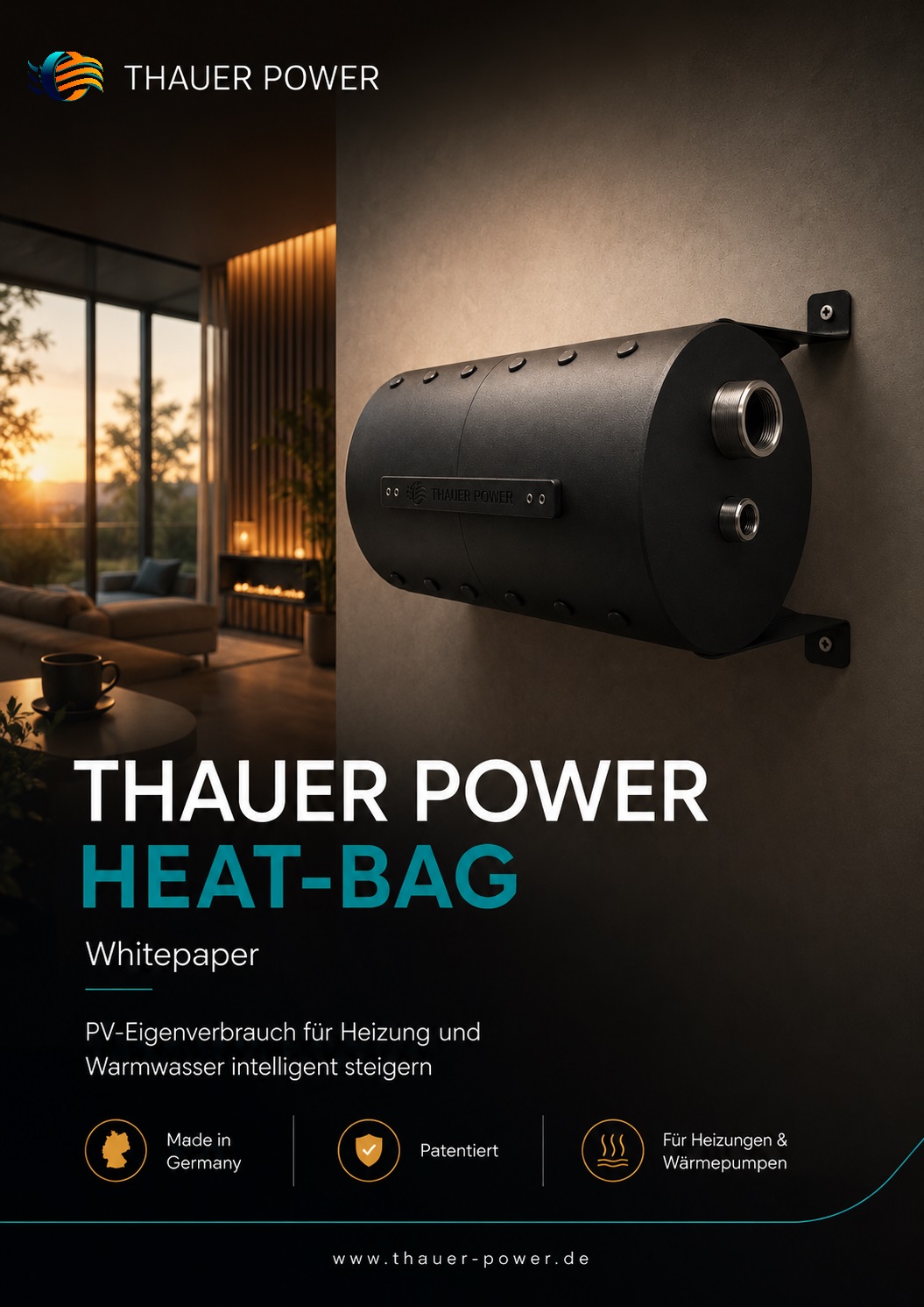 Heat-Bag von Thauer Power als Kraft-Wärme-Tauscher zur Effizienzsteigerung im Heizkreislauf